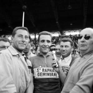 Tour de France , Riviere wordt geinterviewd, Bestanddeelnr 911-3751
