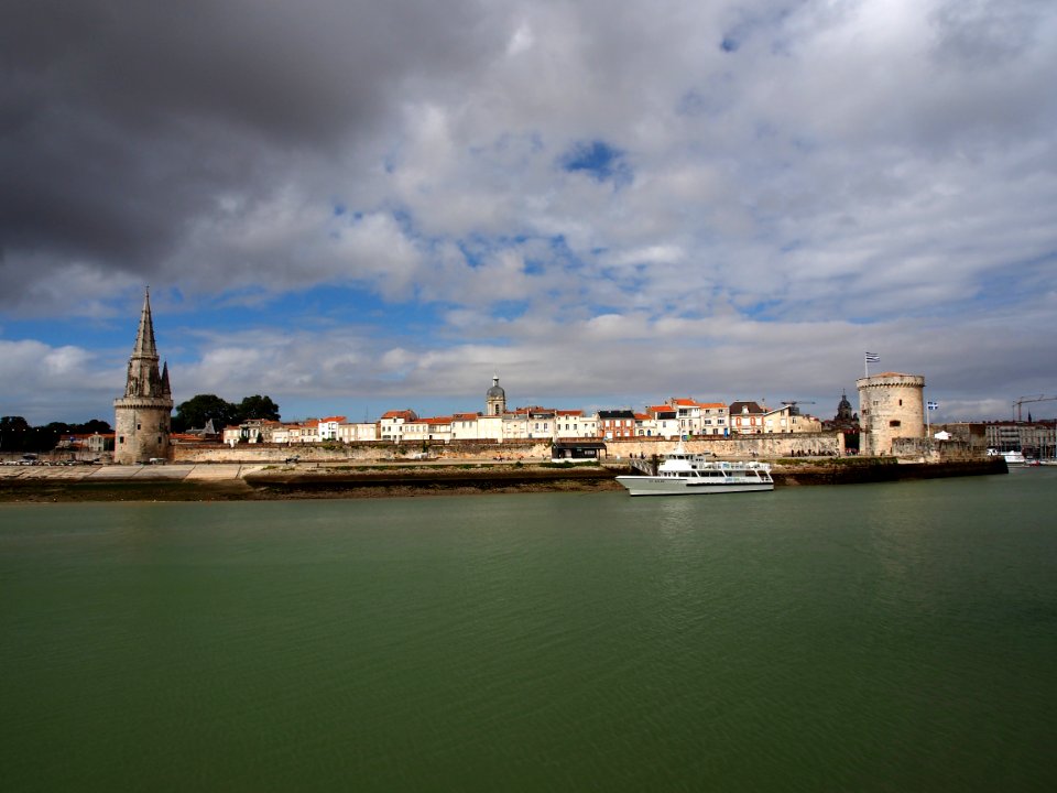 Tour de la Lanterne, Tour de la Chaîne & part of La Rochelle, France