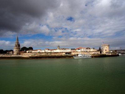 Tour de la Lanterne, Tour de la Chaîne & part of La Rochelle, France