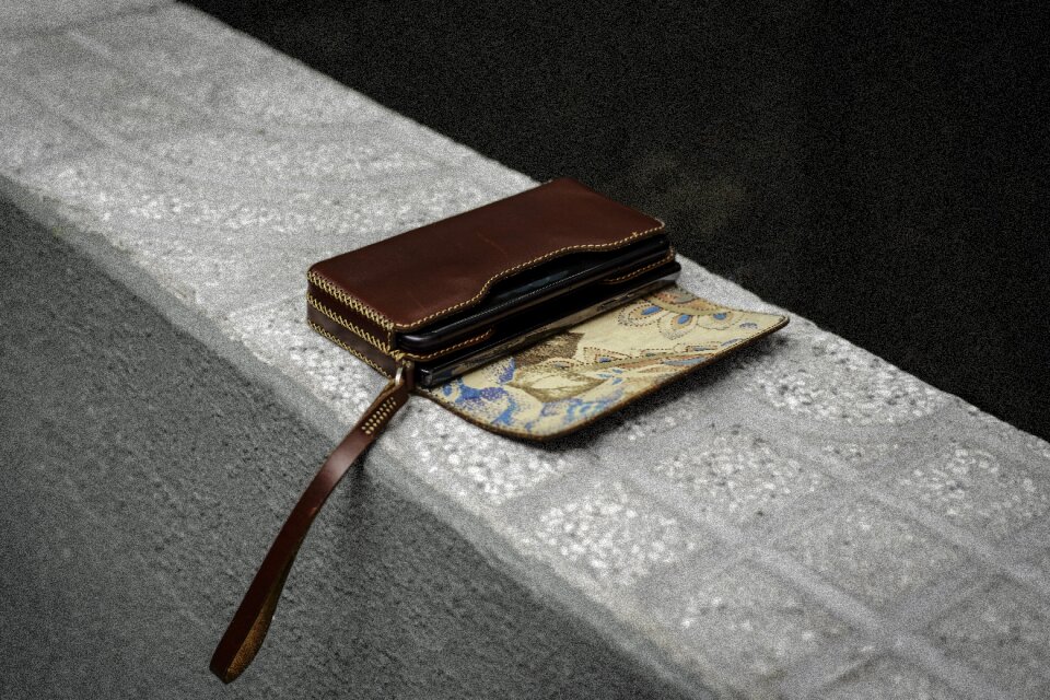 Leather wallet leather wallet