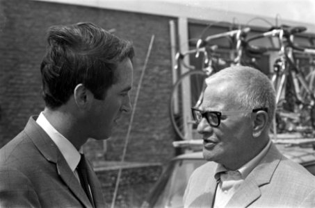 Tour de France renners . Ab Geldermans in gesprek, Bestanddeelnr 921-4871
