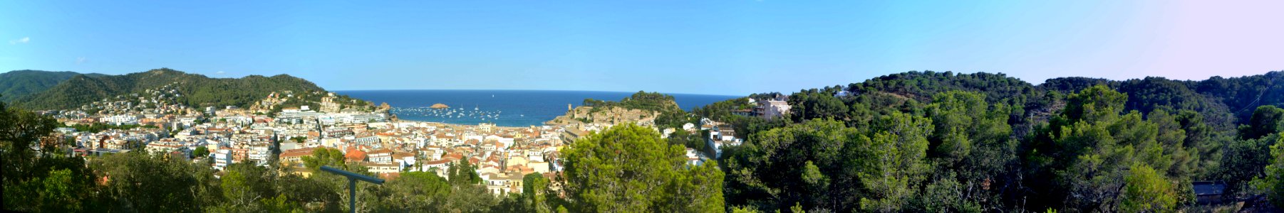Tossa de Mar, Panorama from Torre des Moros (2)
