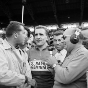 Tour de France , Riviere wordt geinterviewd, Bestanddeelnr 911-3750