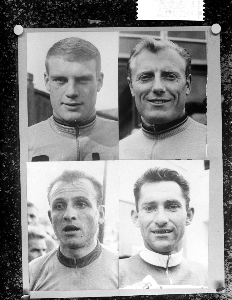 Tour de France 1962 (Baldini, Rudi Altig , Andre Parrigade , J Stablinske ), Bestanddeelnr 914-0426