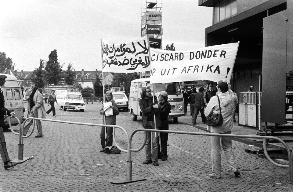 Tour de France 1978, proloog in Leiden demonstratie tegen Franse aanwezigheid i, Bestanddeelnr 929-7998