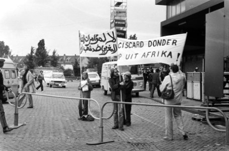 Tour de France 1978, proloog in Leiden demonstratie tegen Franse aanwezigheid i, Bestanddeelnr 929-7998