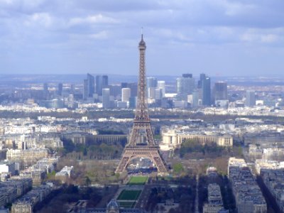 Tour Eiffel, seen from Tour Montparnasse photo