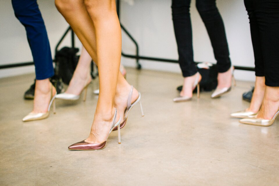 Legs shoes stilettos