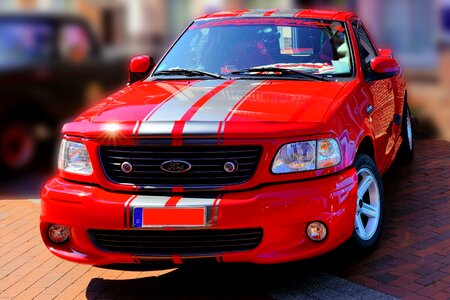 Us-car ford pickup vehicle