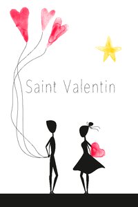 St valentin heart meeting