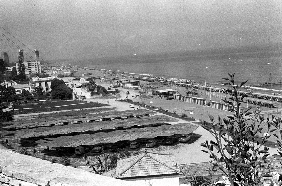 Torremolinos, badplaats aan de Costa del Sol in Spanje. Strand, Bestanddeelnr 920-5856