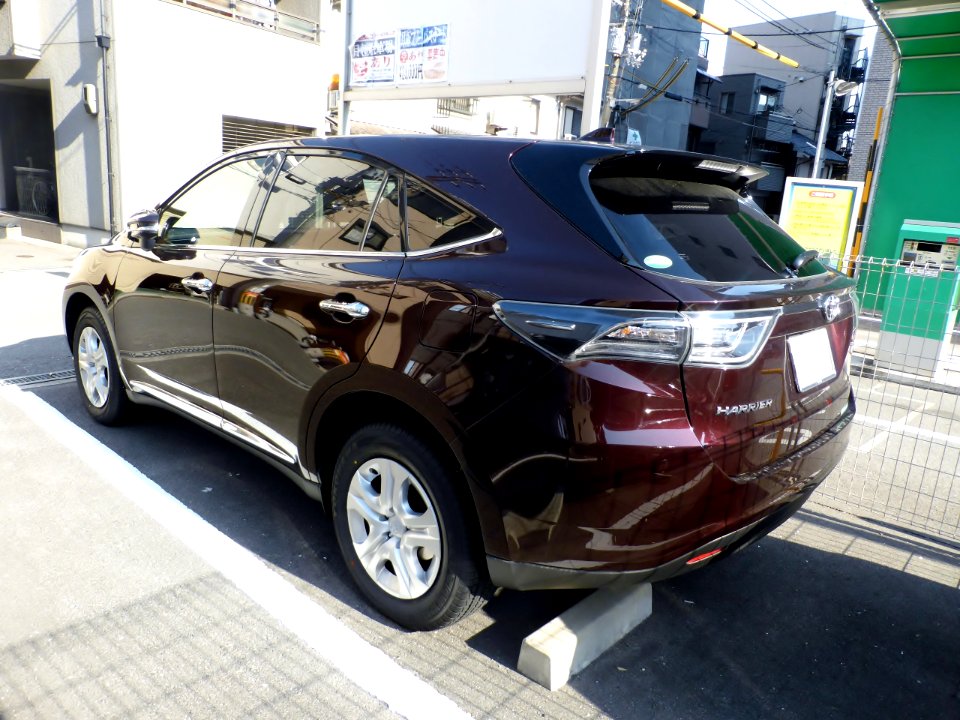 Toyota HARRIER ELEGANCE (ZSU60W) rear