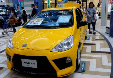 Toyota AQUA (NHP10) with optional parts front
