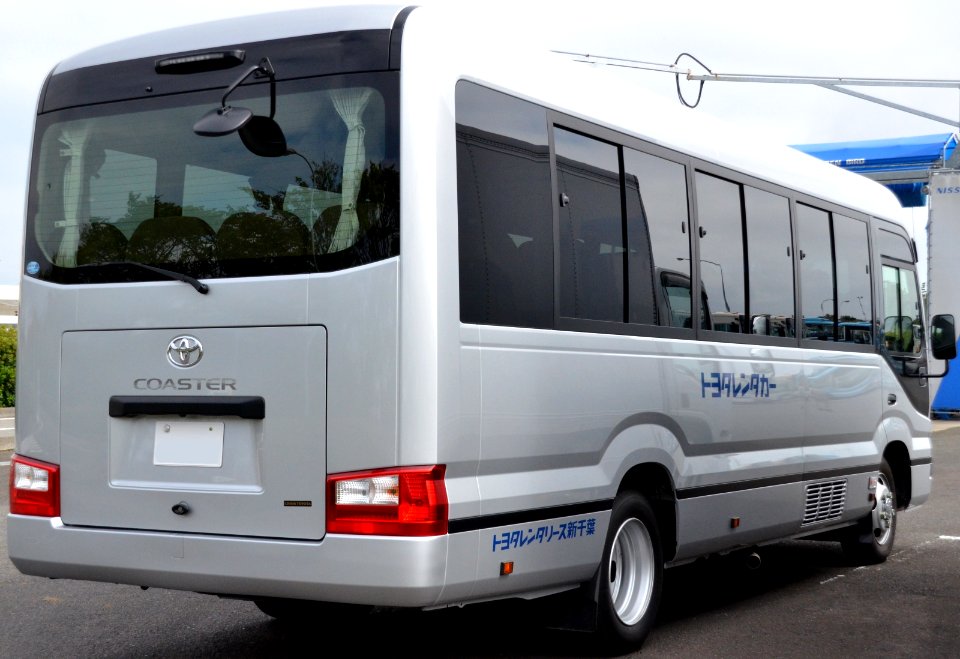 Toyota Coaster GX XZB70 rear