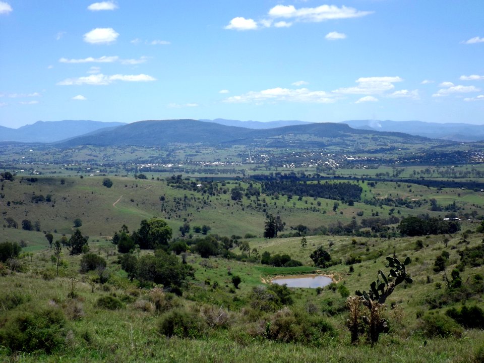 Township of Boonah from Allandale, Queensland 2