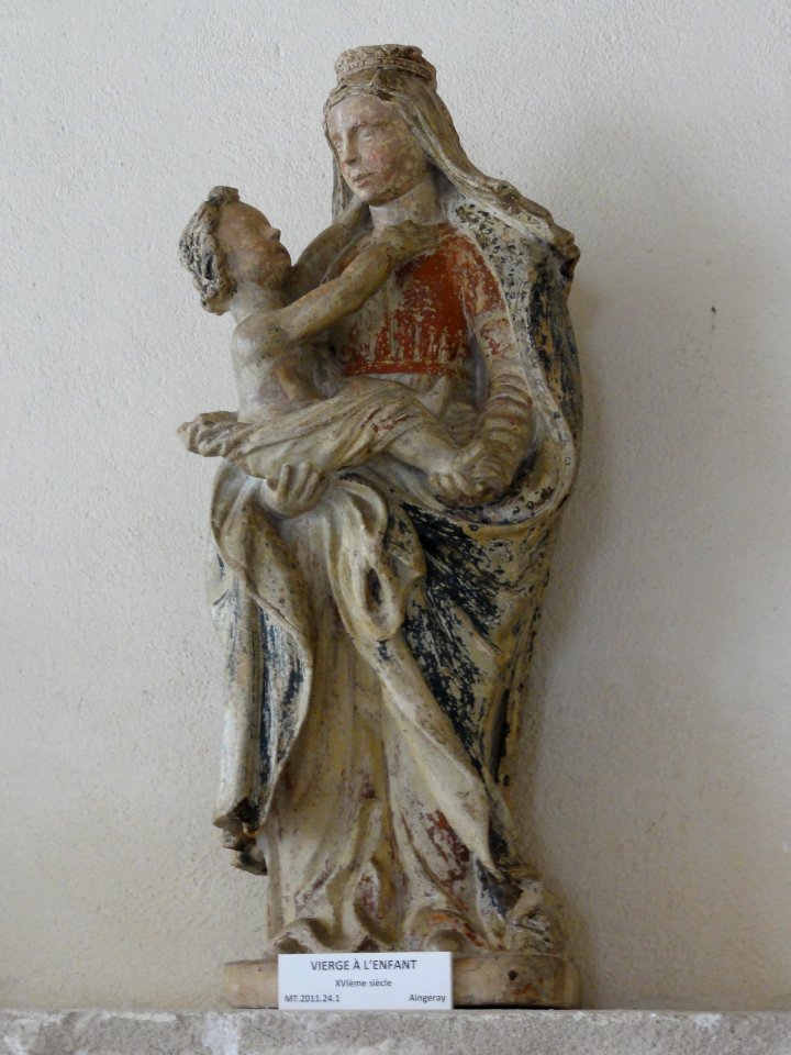 Toul (Meurthe-et-Moselle) Musée d'Art et d'Histoire, vierge à l'enfant