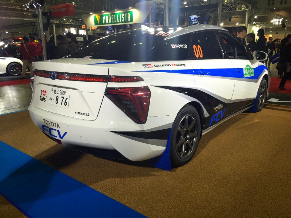 Toyota Mirai rally car rear - Tokyo Auto Salon 2015