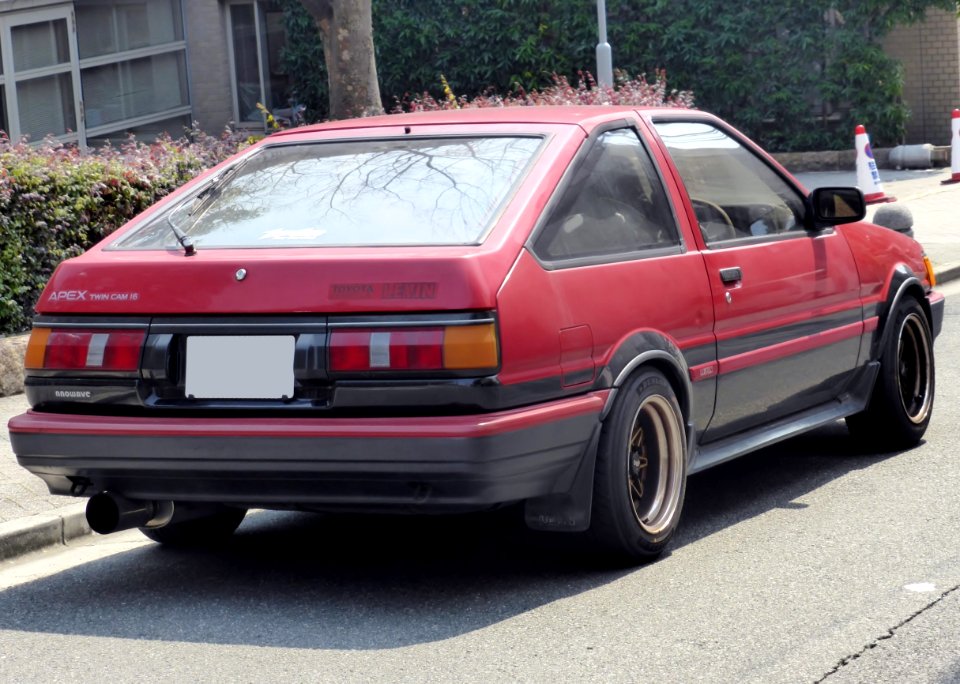 Toyota COROLLA LEVIN GT APEX (E-AE86ECMVF) rear