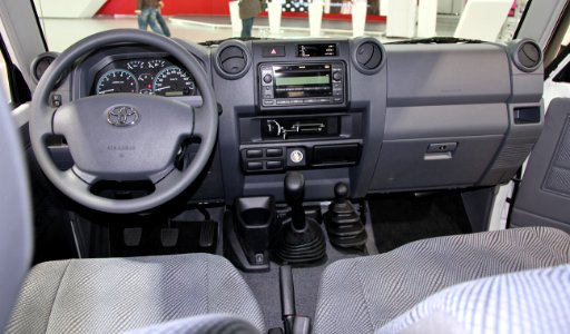 Toyota Land Cruiser 70 LX interior