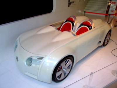 Toyota concept car at the Champs Elysees showroom