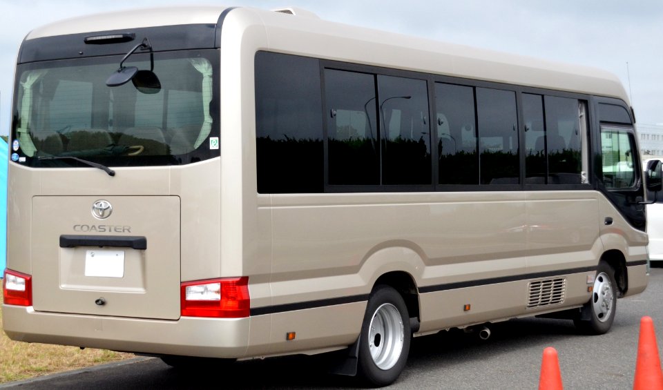 Toyota Coaster EX XZB70 rear