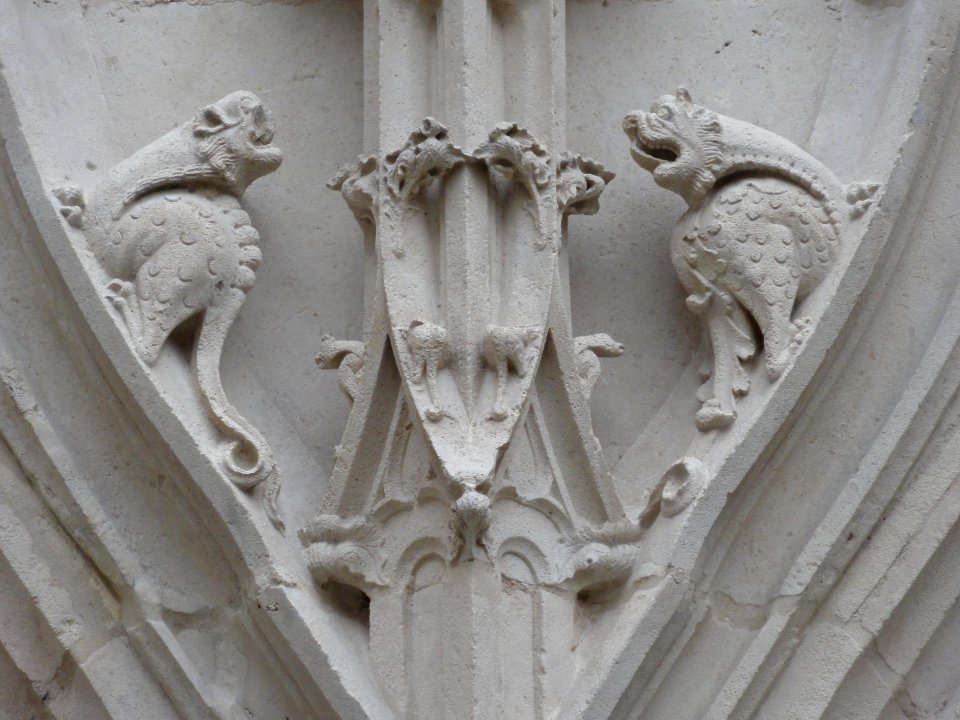 Toul (Meurthe-et-M.) Cloître de la collégiale Saint-Gengoult, détail (02)