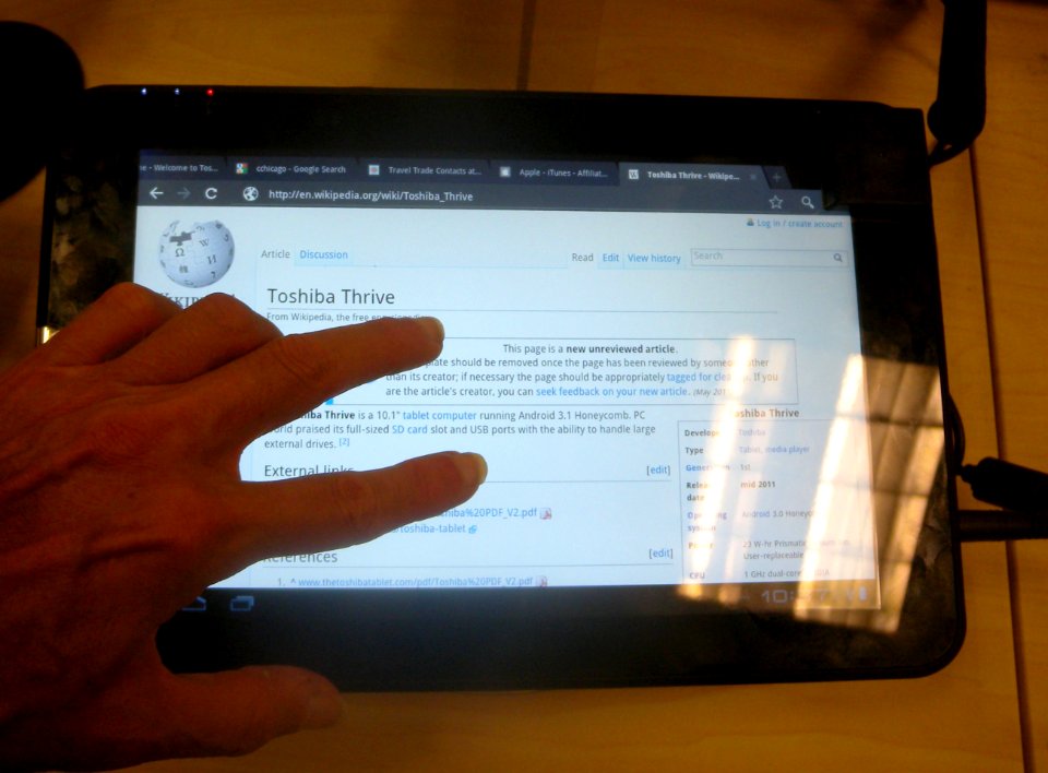 Toshiba Thrive jeh