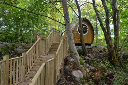 Riverbeds wooden lodge armadilla