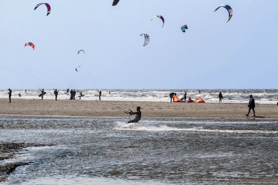 Sand beach st peter ording