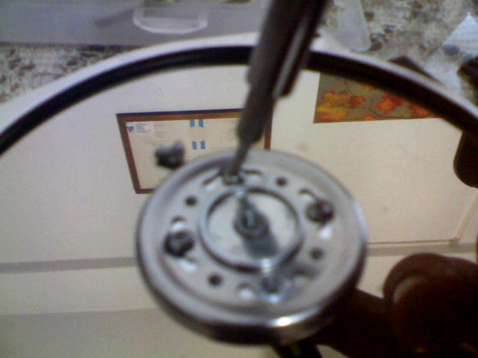 Tornillos que sostienen el disco