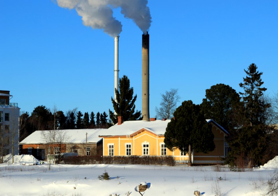 Toppila railway station Oulu 20150208