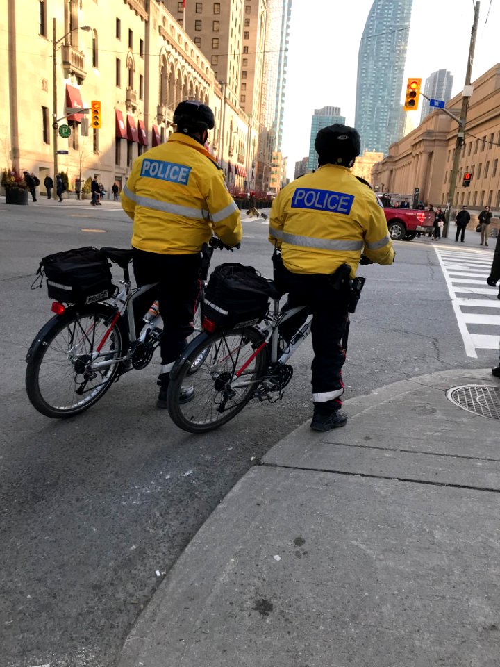 Toronto Bike Police Front Street