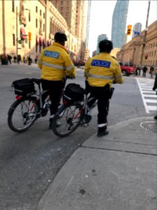 Toronto Bike Police Front Street