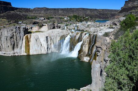 Nature waterfalls twin if
