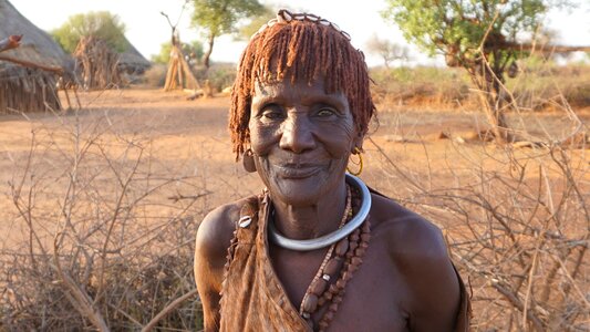 Old woman ethiopia omo valley