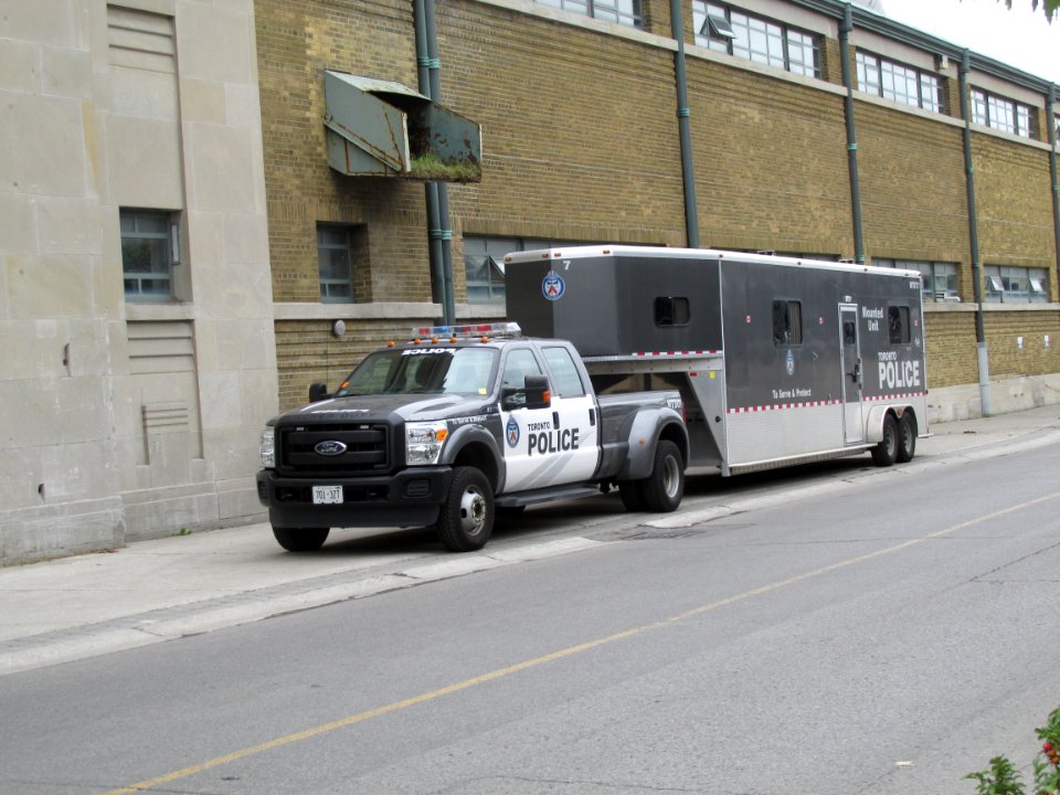 Toronto Police Service horse vehicle 02