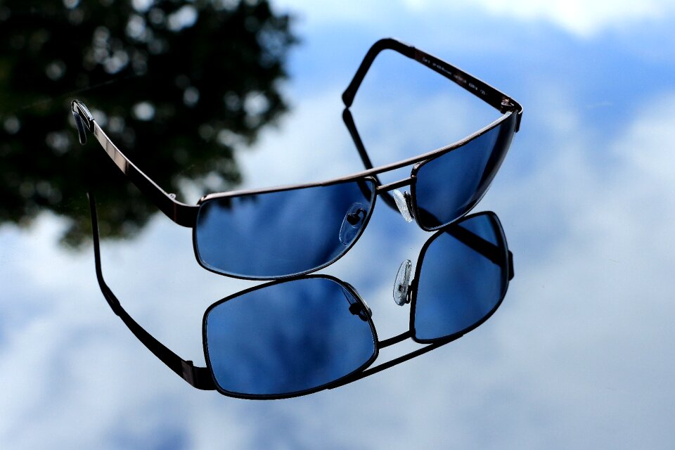 Mirroring eye protection reflection