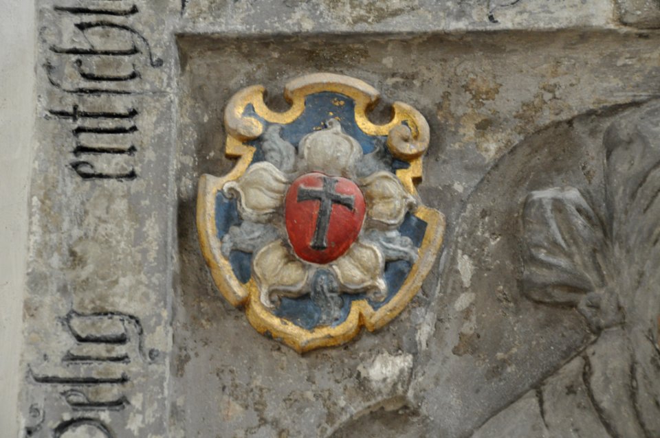 Torgau Marienkirche Epitaph Katharina von Bora Wappen Luther