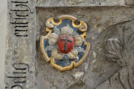 Torgau Marienkirche Epitaph Katharina von Bora Wappen Luther
