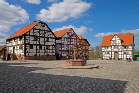 Hesse park historic center fachwerkhaus