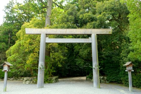 Torii - Geku, Ise Shrine - Ise, Mie, Japan - DSC07782