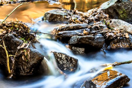 Waters stones flow photo