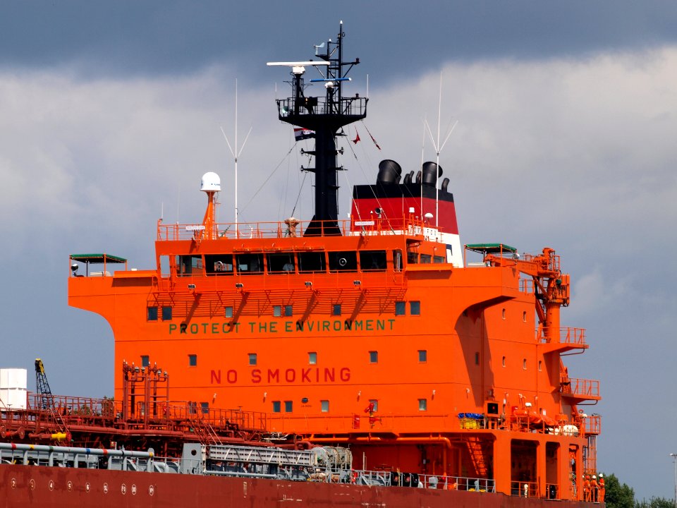 Torm Fox - IMO 9302114 - Callsign OYMH2 - at Port of Amsterdam, 22Jun2009 1