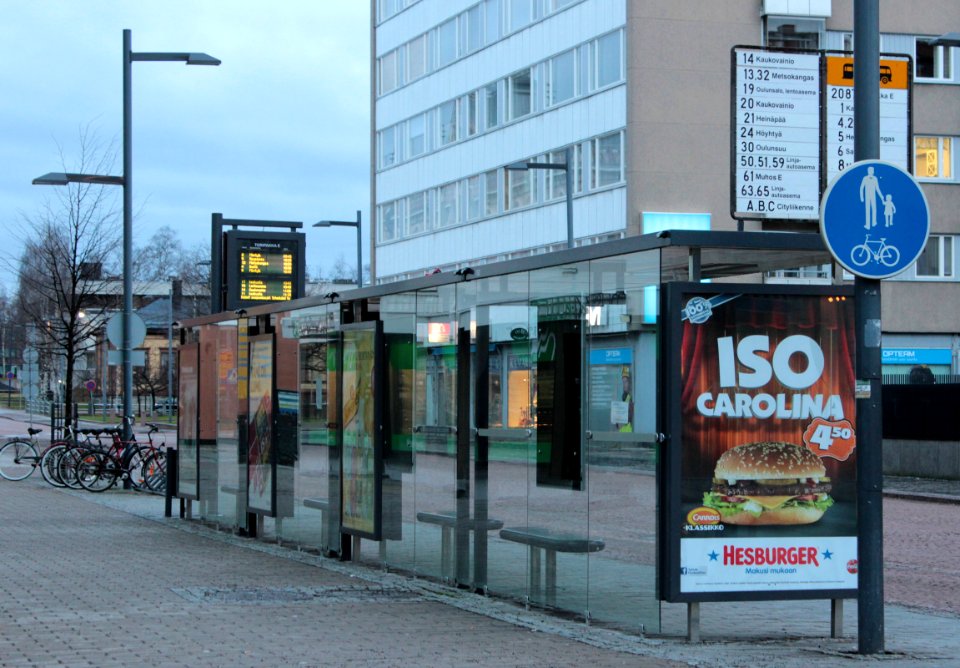 Toripakka E Bus Stop Oulu 20121125