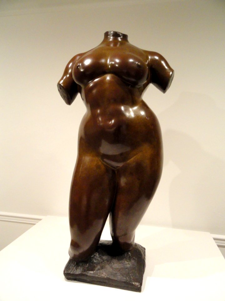 Torso of Elevation by Gaston Lachaise, modeled 1912-1918, cast 1966 - Corcoran Gallery of Art - DSC01215
