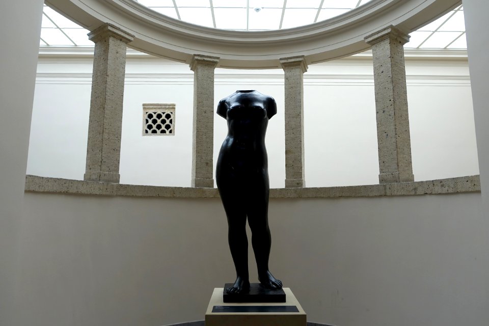 Torso of a female figure, Aristide Maillol, 1930, bronze - Hessisches Landesmuseum Darmstadt - Darmstadt, Germany - DSC09990