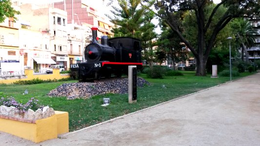 Tortosa, Parc de Teodor Gonzàlez, Locomotora de Vapor del Carrilet (1)