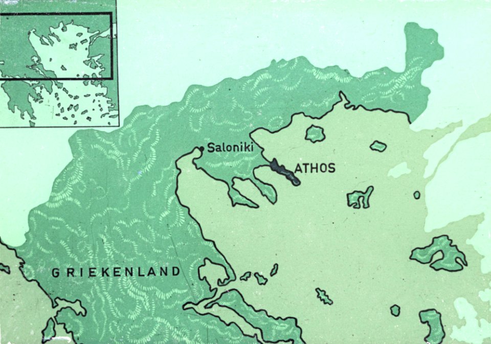 Topografische kaart van een deel van Griekenland, Bestanddeelnr 254-6529