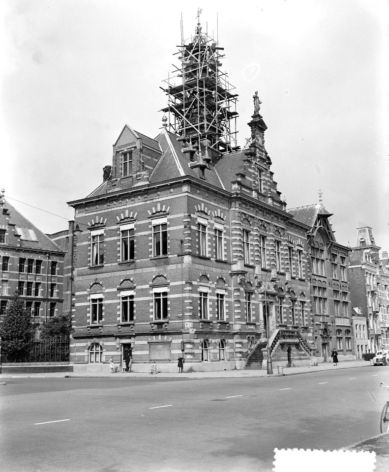 Torentje van prentenkabinet (oude stadhuis Noord Amstel in restauratie, Bestanddeelnr 906-6538