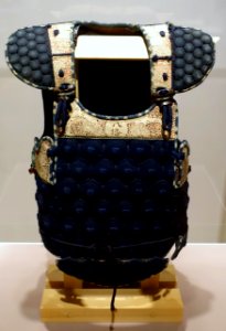 Torso under armor for Nimaido tosei gusoku, Japan, mid 1700s, wool, leather, hemp, silk thread, horn - Portland Art Museum - Portland, Oregon - DSC08678